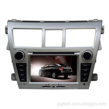 Car GPS Multimedia Player Suitable for Toyota Vios, Supports Bluetooth and DVDNew